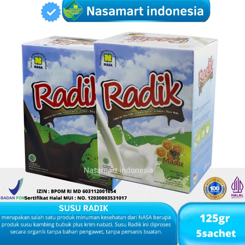 

SUSU RADIK ORIGINAL NASA SUSU KAMBING ETAWA DAN KRIM NABATI MAMPU MENCUKUPI NUTRISI SELURUH TUBUH