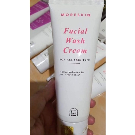 FACIAL WASH CREAM MORESKIN | CUCI MUKA | SABUN NASA