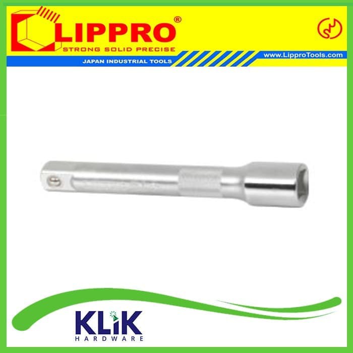 Lippro Extension Bar 10 Inch 250 mm x DR 1/2 Inch - Sambungan Kunci Sok Shock Sock