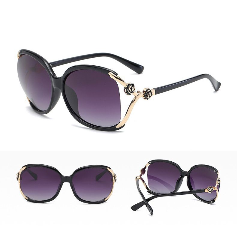 PA Kacamata Hitam Wanita Ulzzang Aviator Frame Sunglasses Polarized KC039