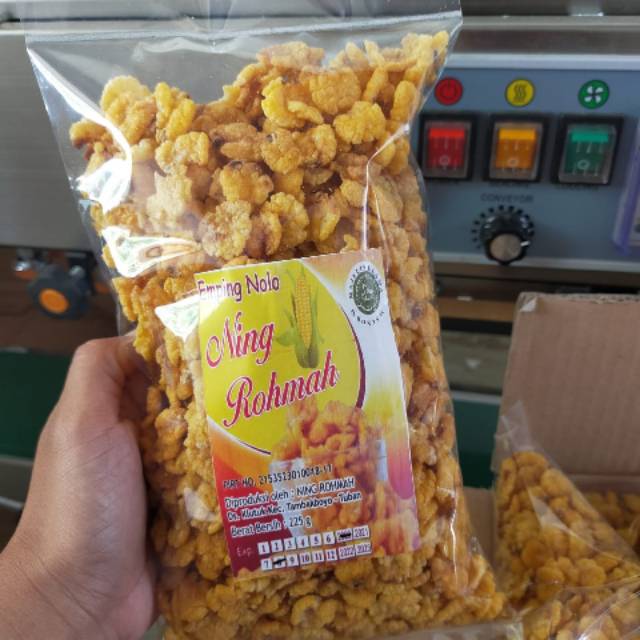 

Emping nolo jagung Ning Rohmah kalau mau kemasan 1 kg an harap chat penjual