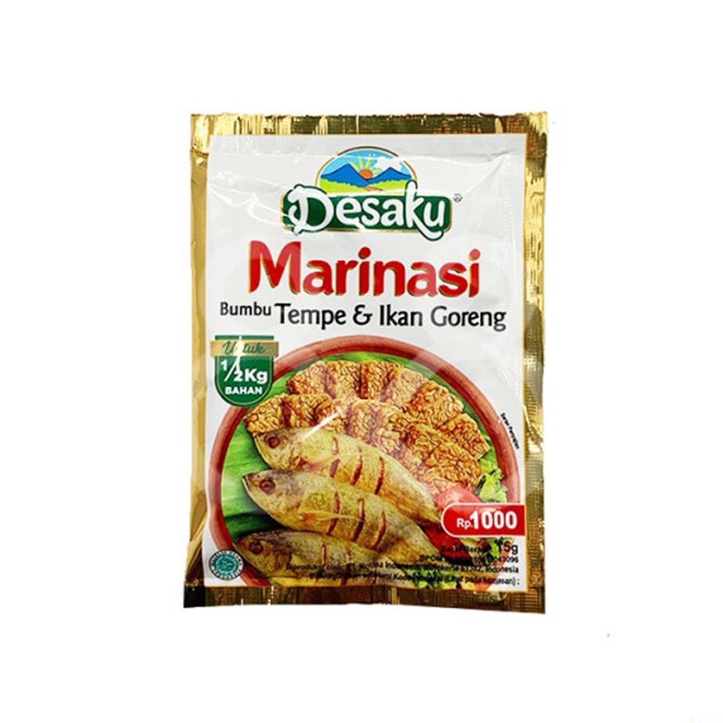 

Bumbu Desaku Marinasi Tempe & ikan Goreng