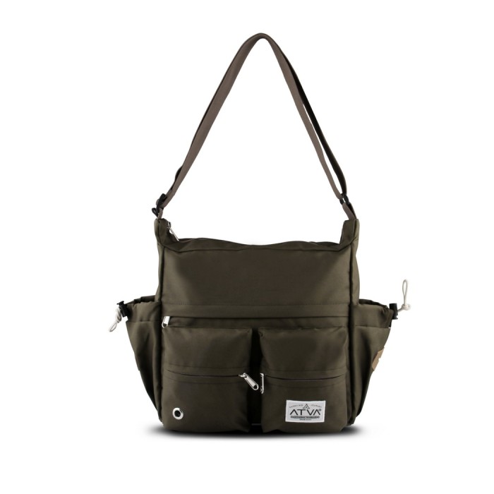 Compact Messenger Bags Atva Bounce Olive