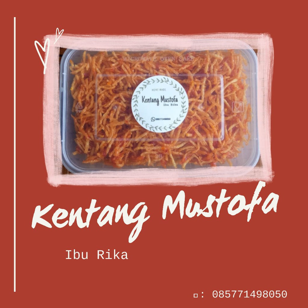 

KENTANG MUSTOFA Pedas Manis / Kentang Mustofa Ibu Rika / Kentang Mustofa / 250gr