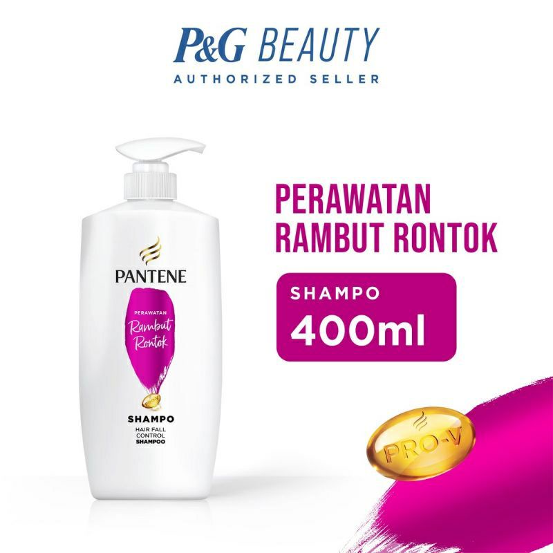 Pantene Shampo 400ml Hair Fall Control - Untuk mengatasi rambut rontok