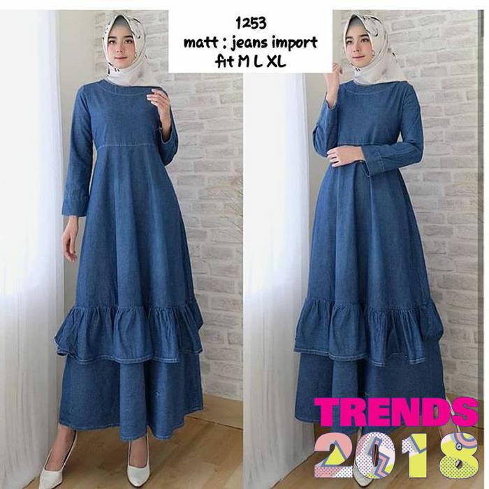 Gamis Pesta Terbaru Gamis Batik Ibu Menyusui Cq 1706 Hitam Shopee