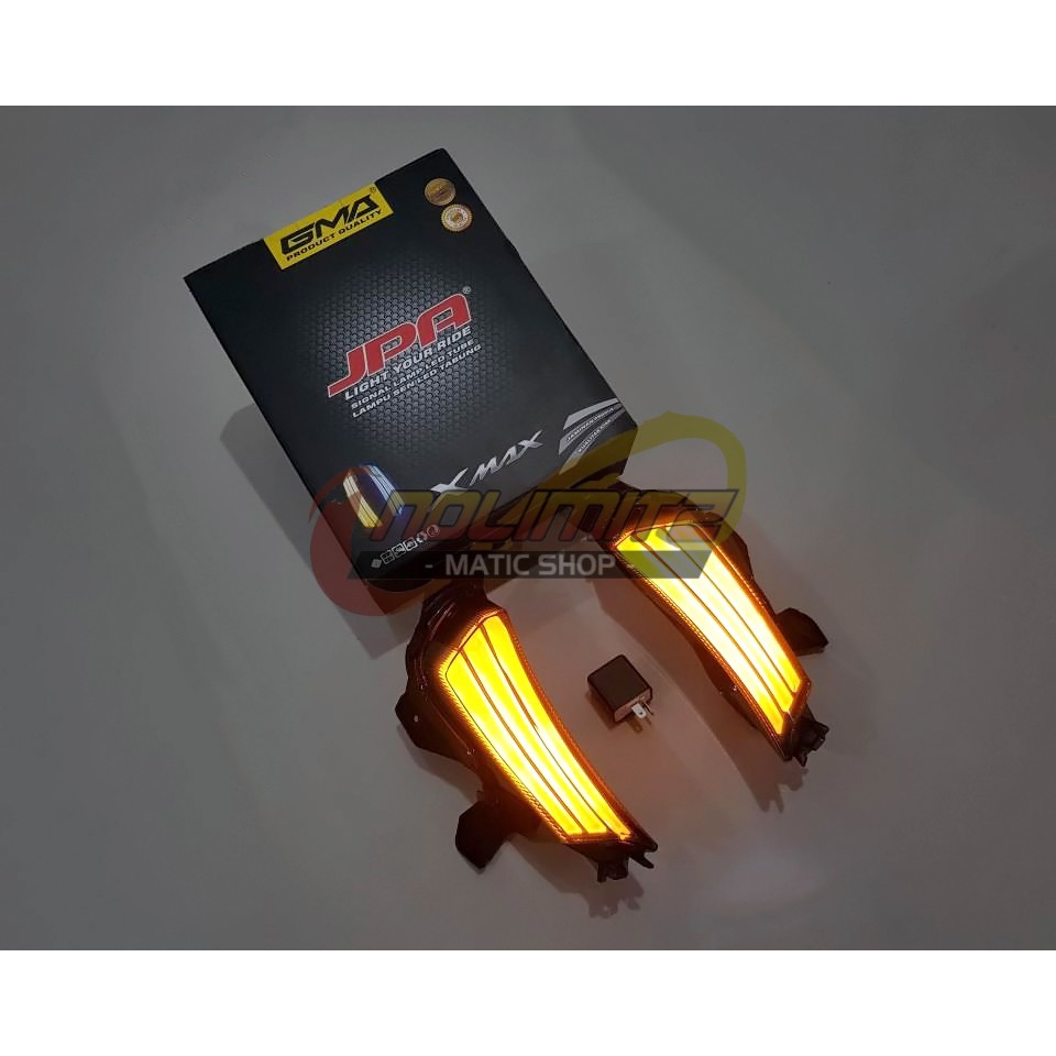 Lampu Sein Sen Sign Senja LED JPA Kanan Kiri Smoke Yamaha XMAX 250