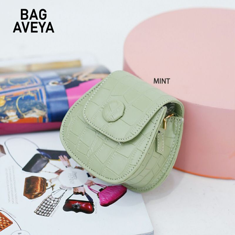 Tas Mini/ Tas imut/ Sling Bag mini croco/ Tas tali rantai