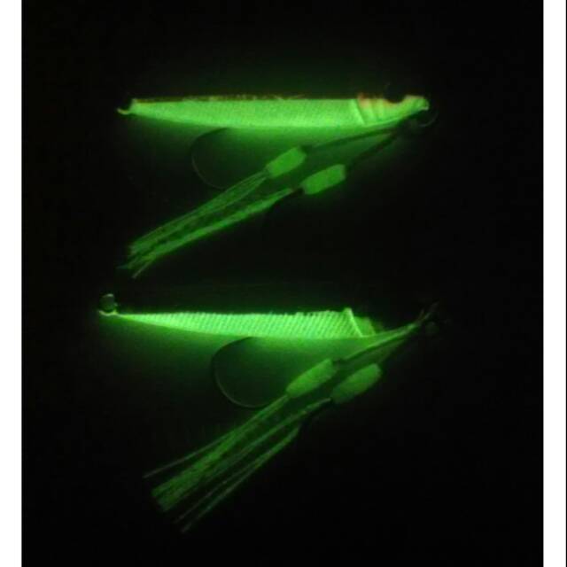 Metal Jig 15gram GID Sardine beserta Assist Hook Double