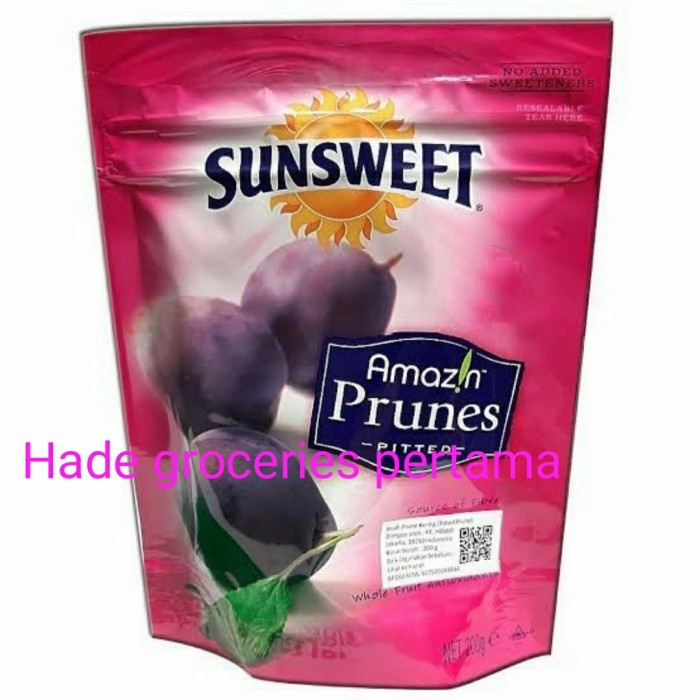 

Buah Kering - Sunsweet Prunes 200Gr PittedBuah Prune Kering