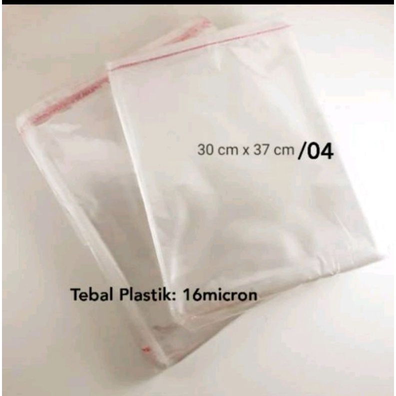 Plastik packing baju 30 x 37 cm/04  17 micron