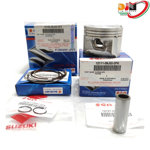 Piston Kit Seher Set NEX FI SUZUKI SGP ASLI 12100-B09J00 STD 050