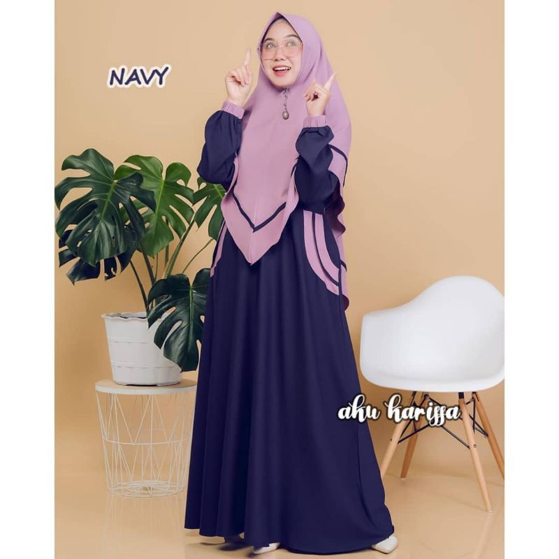 Adela Set Gamis Aku Karissa/ Gamis / Gamis Ori Aku Karrisa