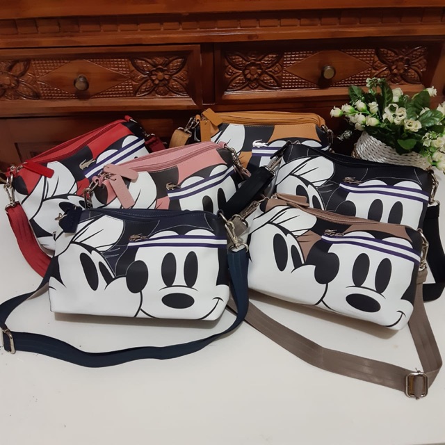 Lacoste Tas Selempang 2 ruang