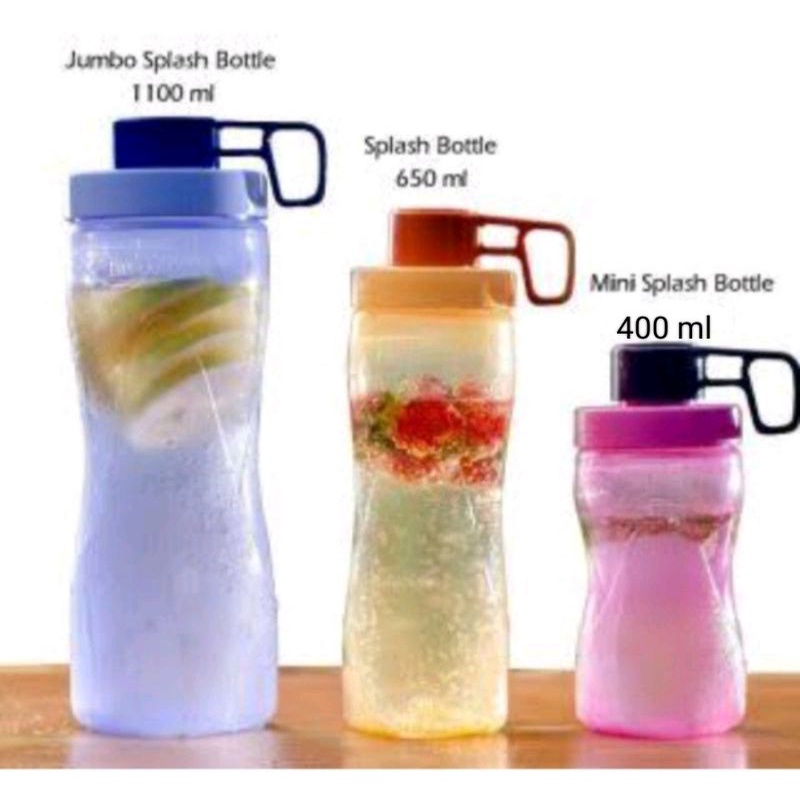 Sale Botol Minum/Splash bottle Tulipware Mini, Sedang, Jumbo