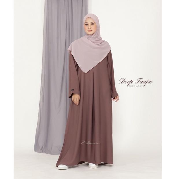 [PROMO RZY69] Abaya HItam Abaya Syari Abaya Turki Abaya Jetblack Abaya Basic Abaya Polos ZAHRA Palin