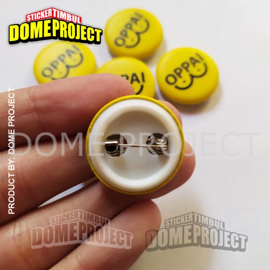 OPPAI PIN PENITI 25MM BUTTON PIN AKSESORIES ROMPI AKSESORIES TAS