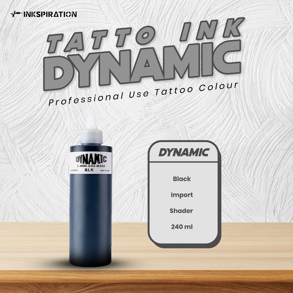 TINTA TATTOO BLACK DYNAMIC TBK / BLK (TRIPLE BLACK / BLACK)