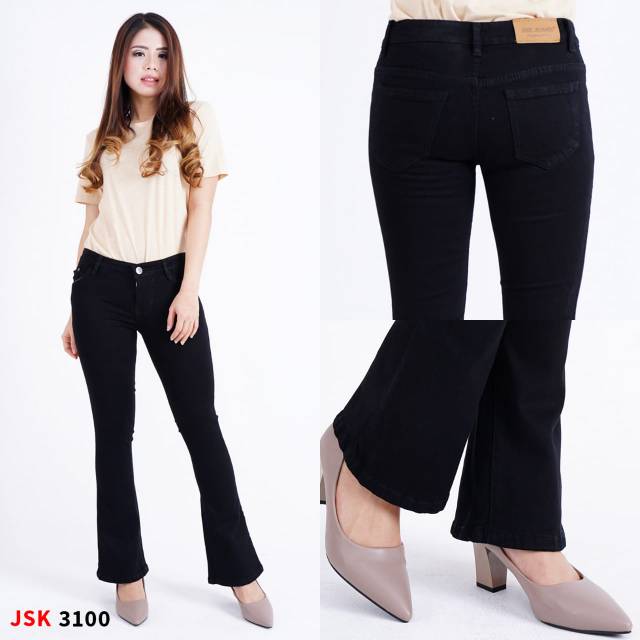 JSK Celana Cutbray Jeans Wanita Softjeans