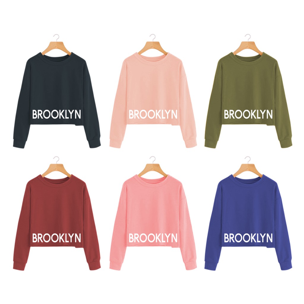 Bess - Sweater Crop Murah/ Sweater Crop BROOKLYN