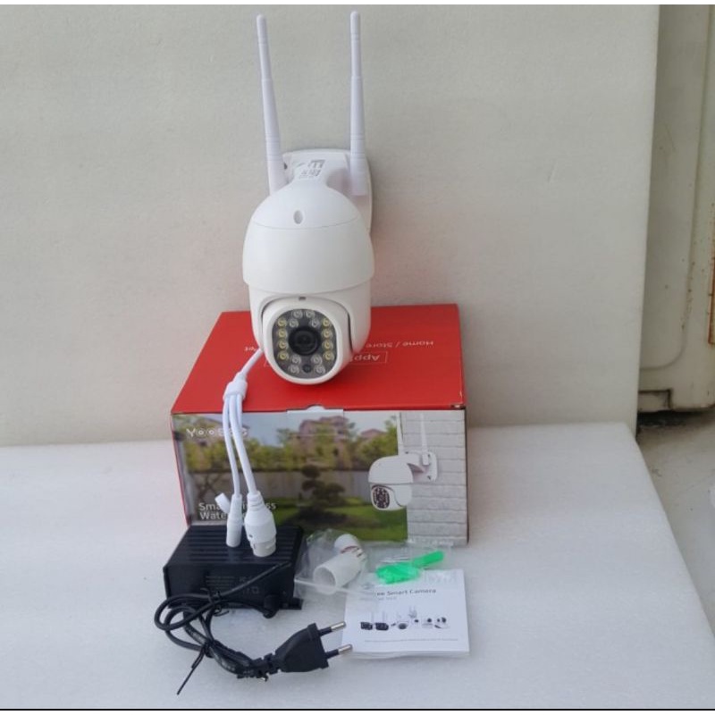 IP CAMERA CCTV WIFI SPEED DOME PTZ 5MP OUTDOOR FULL HD 1080P CCTV APP YOOSEE / MALAM BISA BERWARNA