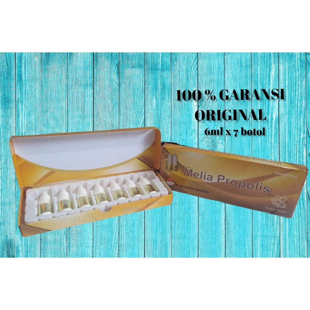 melia propolis 1 paket (7 botol x 6ml) original 100%