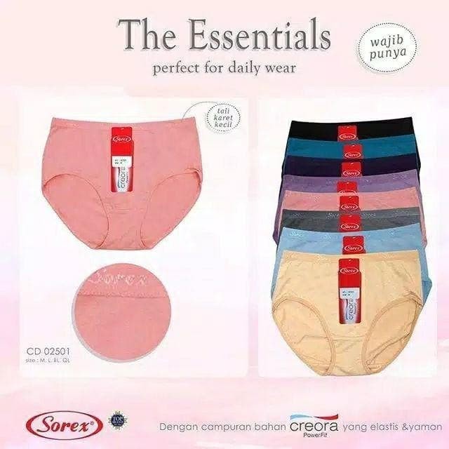 Sorex Celana Dalam Katun Wanita Sorex 02501 QL