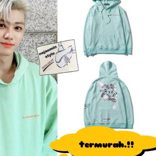 ☜ . JAKET HOODIE MINT JAEMIN lust m-xxl ➣