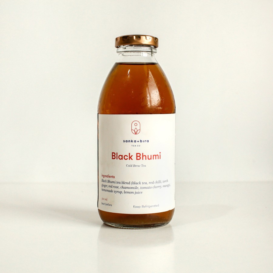 

Cold Brew Tea Black Bhumi Sanka+Bira - Minuman Teh Botol 500ml