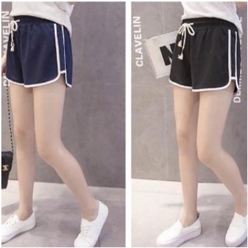 IMF CELANA PENDEK HOTPANTS MUNIKO TALI DEWASA HOT PANTS KOREA STYLE SANTAI POLOS TALI HOTPANTS BABYTERRY MURAH BISA COD