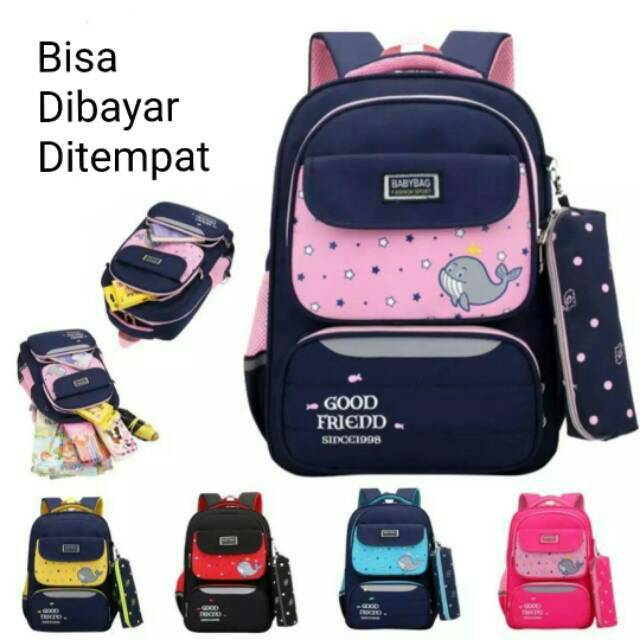 Tas Ransel Sekolah Backpack Lumba tas ransel anak_ RULLY68SHOP