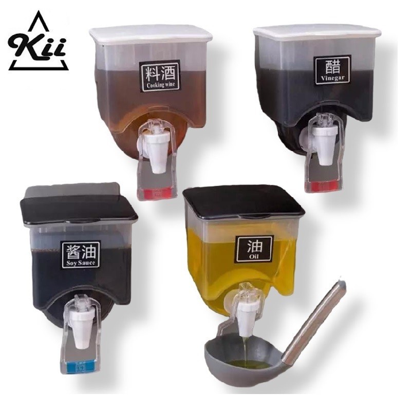 Oil Dispenser Tempel Dinding - Dispenser Minyak Goreng 550ml