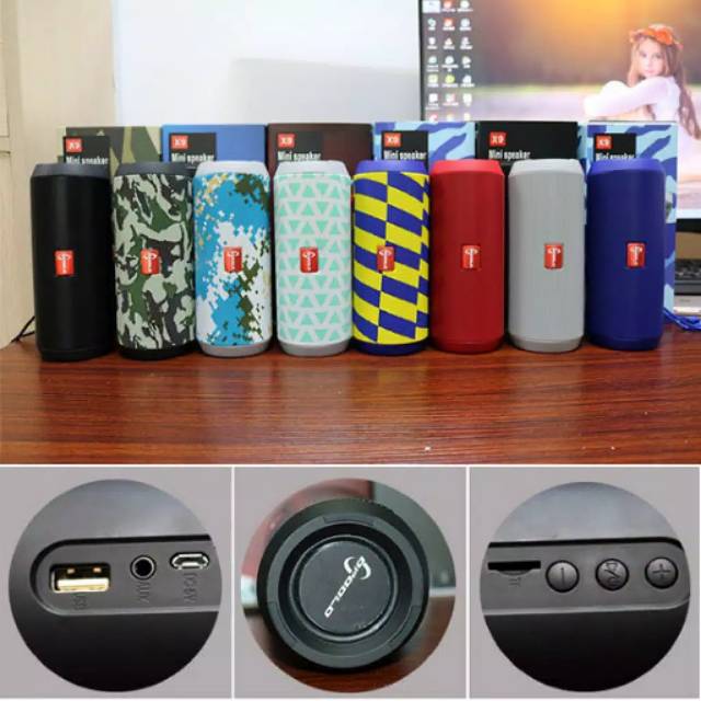 Speaker bluetooth JBL X9 MINI speaker wireless portable