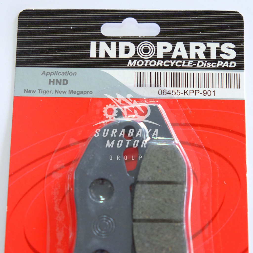 Discpad Depan Indoparts Verza CB150R CBR150 Mega Pro Baru (Kampas Rem Depan) KPP Indoparts