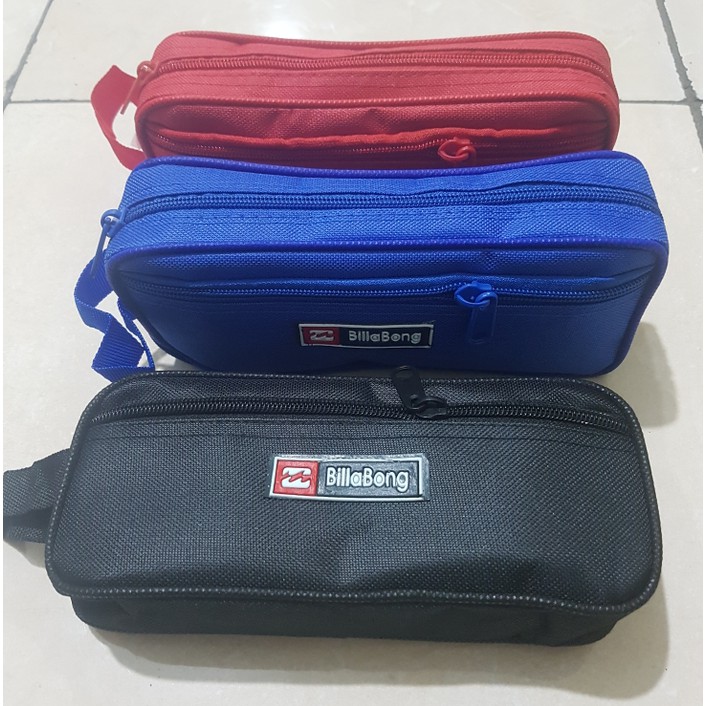 

Kotak pensil tempat pensil 2 seleting resleting