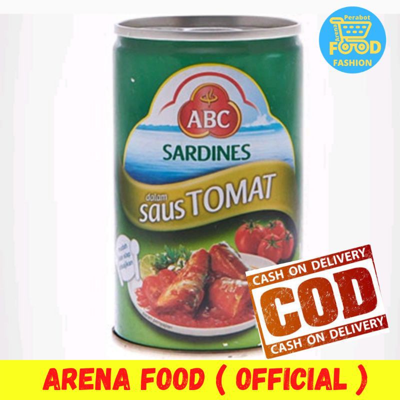 

[✓COD ] ABC SARDINES TOMAT 425 GR | SARDEN TOMAT | ABC SARDEN