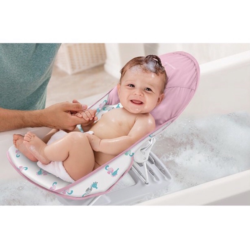 SUMMER INFANT DELUXE BABY BATHER SEAHORSE