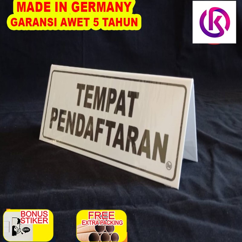 

Grosir Papan Label Akrilik Label Meja Tempat Pendaftaran