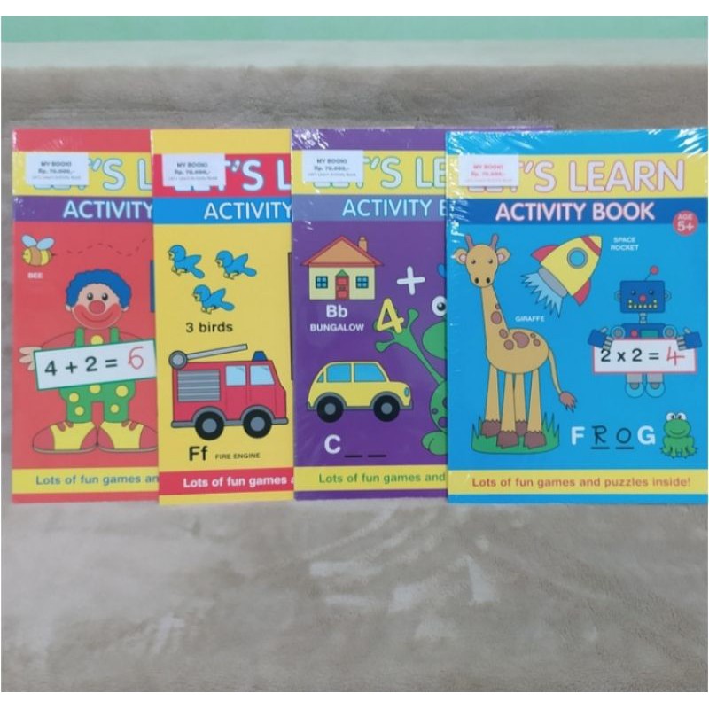 Import Book Children Book Let's Learn Activity Book