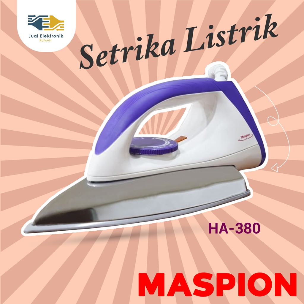 Setrika Maspion Stainless HA380 Kualitas TerbaikC