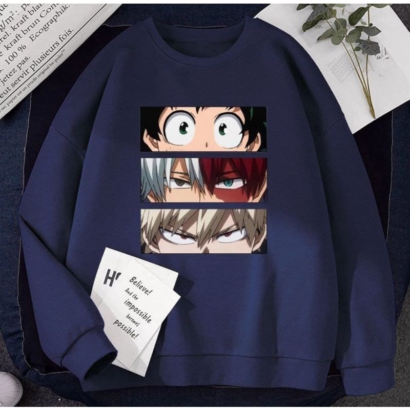 Sweater Crewneck Academia Anime