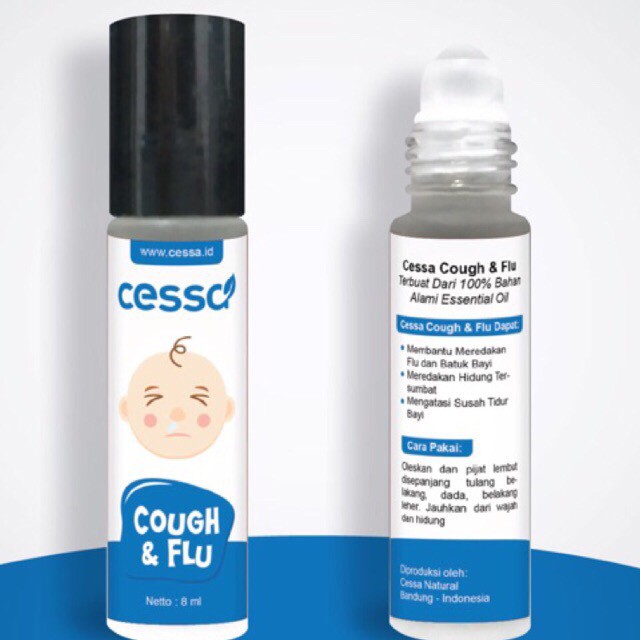 Cessa Cough &amp; flu (0-2th) - Essential Oil Pereda Batuk &amp; Pilek Anak