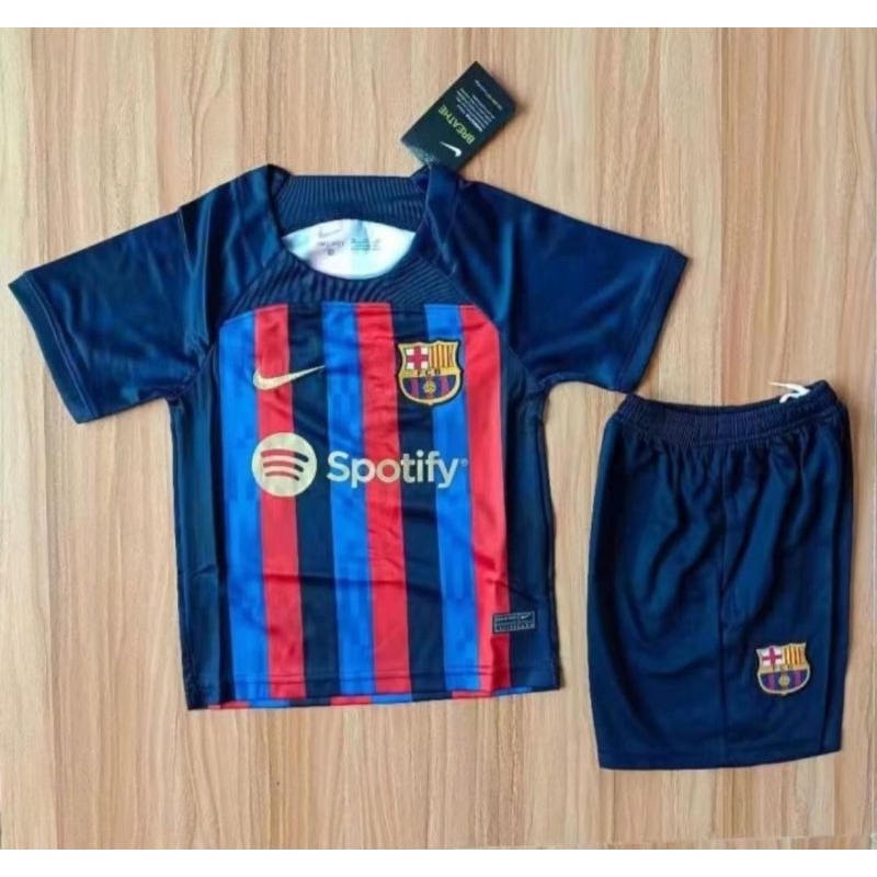 JERSEY BOLA KIDS/ANAK BARCA HOME 2022 2023 GRADE ORI