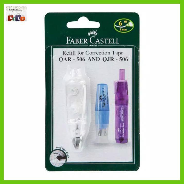 

Silutala- Refill Correction Tape Faber Castell Qjr-506/Qar-506/Qbr-506/Qdr-506 -Ori.