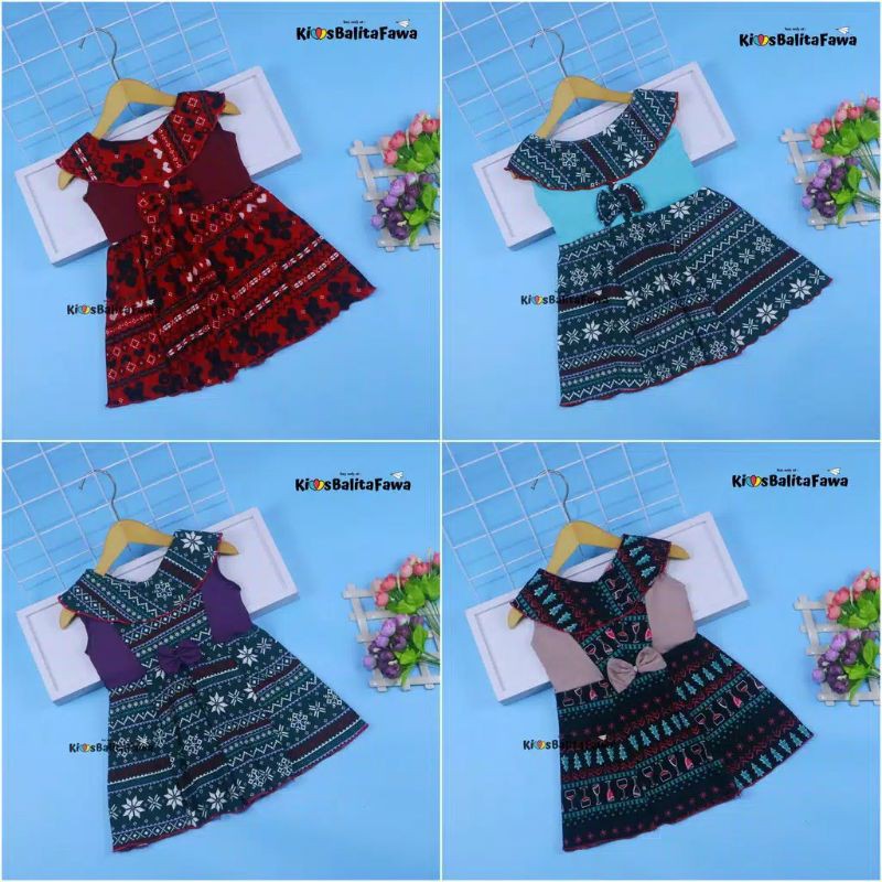 baju dres anak perempuan 0-5thn thn barang bagus harga murah bangat