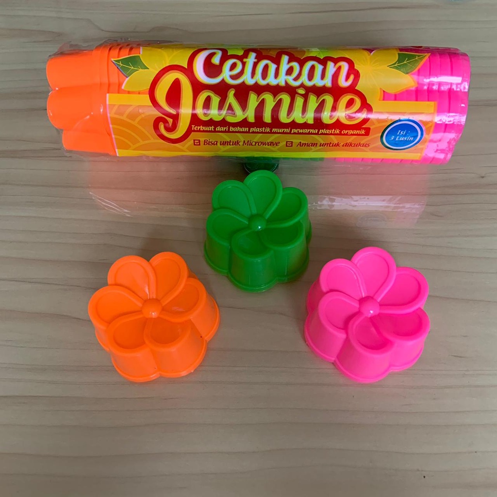 Cetakan Kue Agar Ager Loyang Wadah Mini Cup Jelly Coklat Puding Cake Mold Jasmine Isi 12pcs