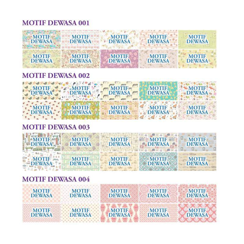 

Stiker Label Nama Waterproof Motif Dewasa 01-04 (Set)