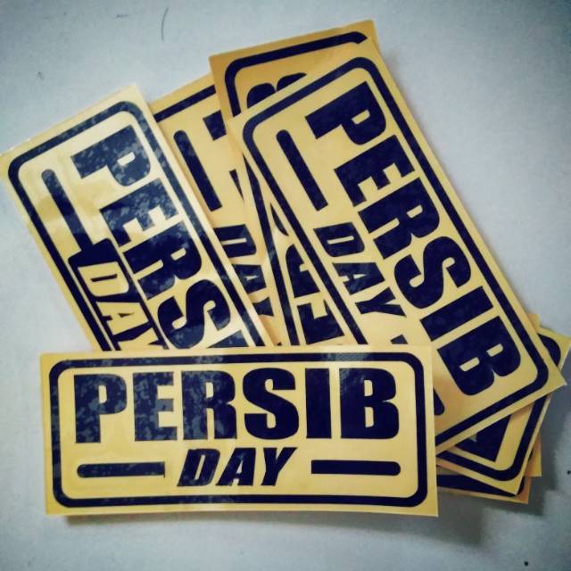 

Stiker Persib Day / persib juara / stiker cutting persib