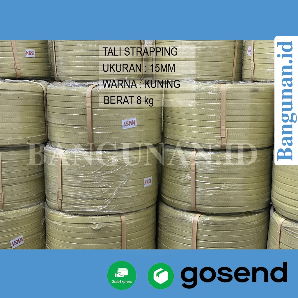 

TALI STRAPPING 15MM KUNING - SAMEDAY/INSTANT