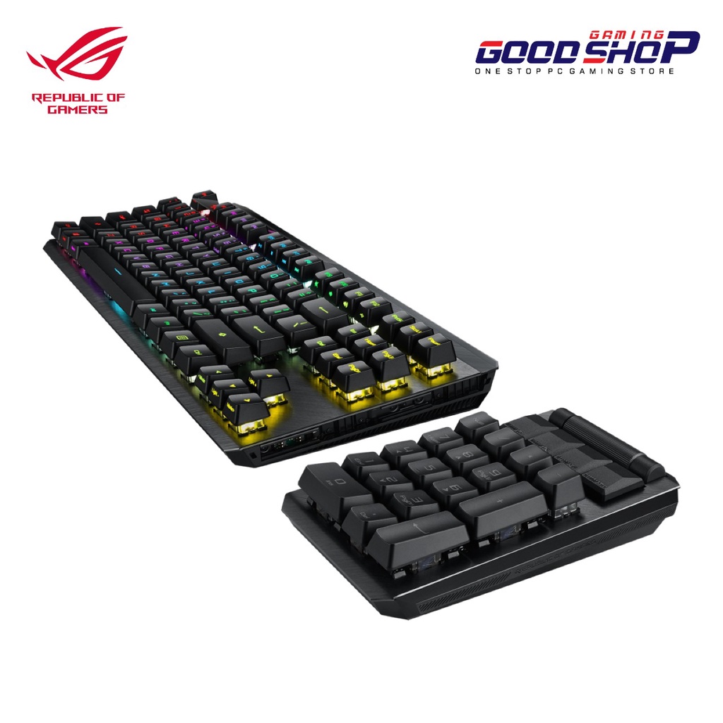 Asus ROG CLAYMORE II modular RGB RX Optical Mecha Gaming Keyboard